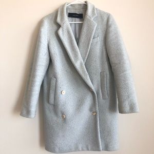 Super cute Dusty blue peacoat